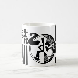 Hämta 2 vinylmusikaliska funkyar mono mugg