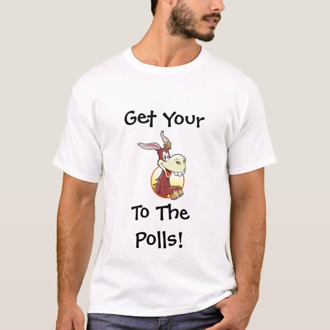 Hämta A$$ till Polls Funny Politiskt humor T Shirt (Framsida)