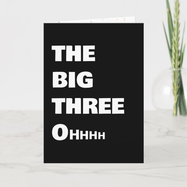 Hämta äldre 30års födelsedag Humor Kort (Framsida)