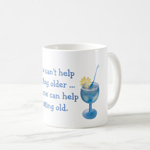 Hämta äldre citat med cocktail kaffemugg