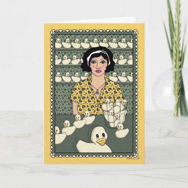 Hämta Ankan i en rad_C_Hälsning Kort (Framsida)