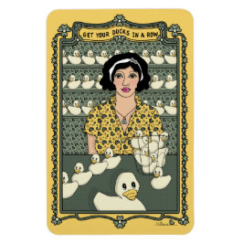 Hämta Ankan i ett radnummer_C_4x6-kylskåp Magnet