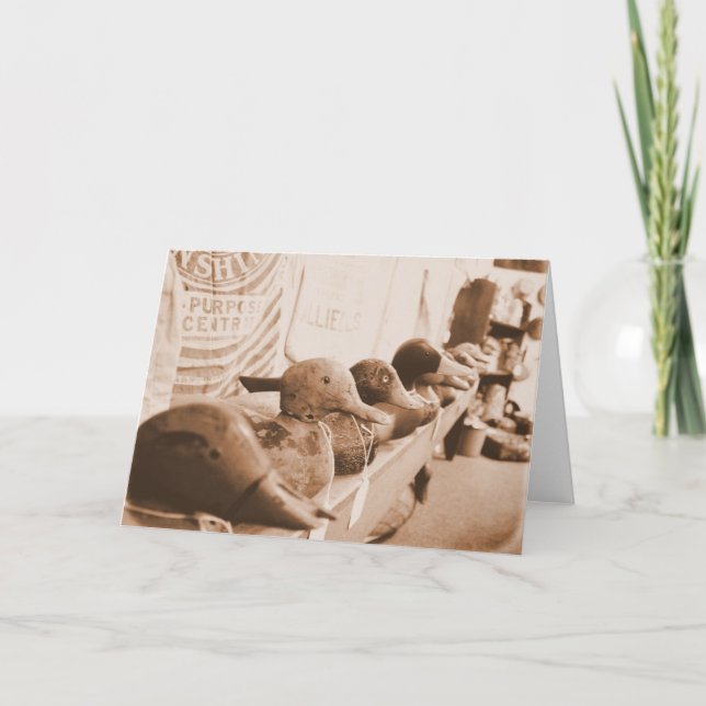 Hämta Ankorna på en rad - gratulationskort Kort (Framsida)