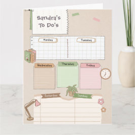 Hämta anpassade Daily Planner Kort