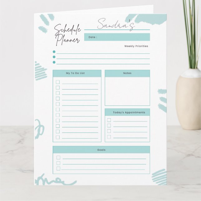 Hämta anpassade Daily Planner Kort (Framsida)