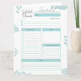 Hämta anpassade Daily Planner Kort