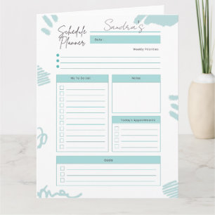 Hämta anpassade Daily Planner Kort
