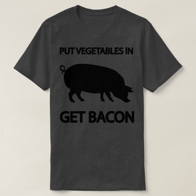 Hämta bacon t shirt (Design framsida)