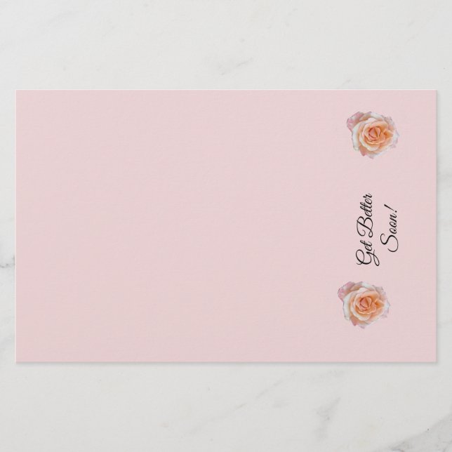 Hämta bättre Ro Rosa Stationery Brevpapper (Framsida)