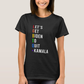 Hämta Biden för att avsluta Kamala Lgbtq T Shirt