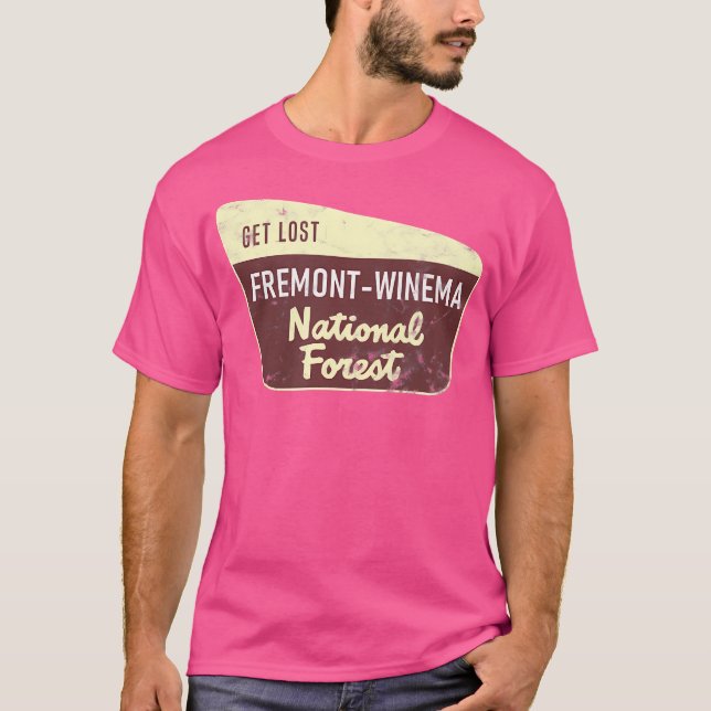 Hämta Borttappad Fremont-Winema National Forest Sk T Shirt (Framsida)