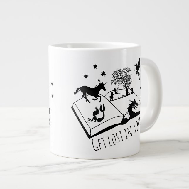 Hämta Borttappad i Bok Jumbo Mugg (Framsida höger)