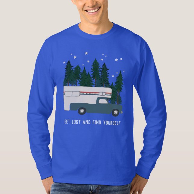 HÄMTA BORTTAPPAD OCH HITTA DIN EGEN RVing Lastbil  T Shirt (Framsida)