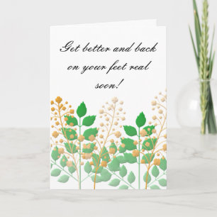 Hämta bra Garden Flowers och Löv Kort
