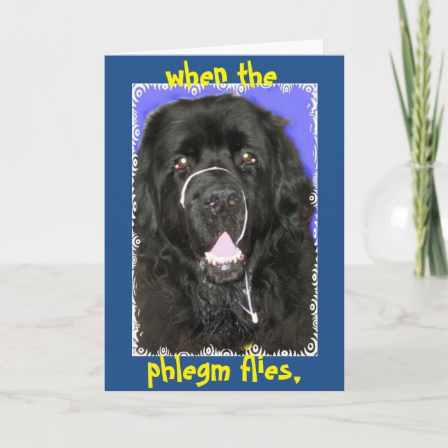 Hämta bra Hälsning ~ Newfoundland Kort (Framsida)