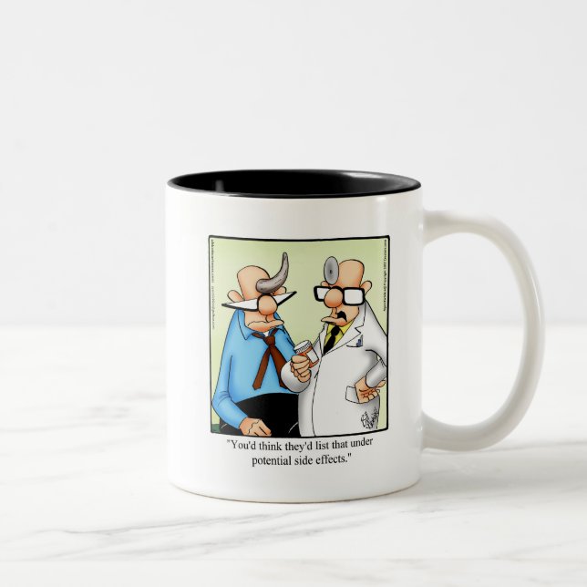 Hämta bra Humor-kaffe Mugg-gåva Två-Tonad Mugg (Höger)