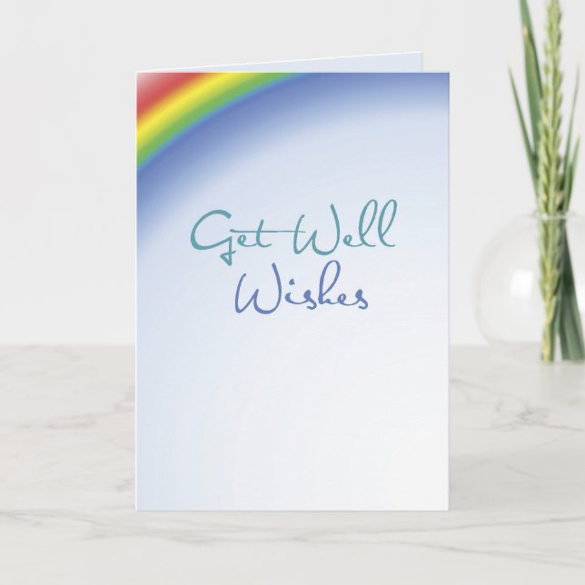 Hämta bra Önskemål Rainbow Kort (Framsida)