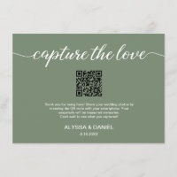 Hämta bröllop-fotot med QR-koden Kärlek