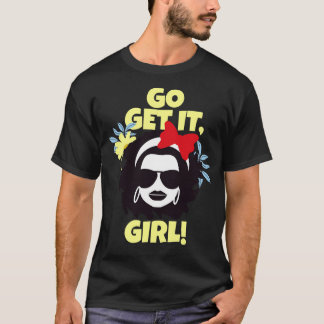 Hämta den Flickinspiration Flickor Kvinnor Feminis T Shirt