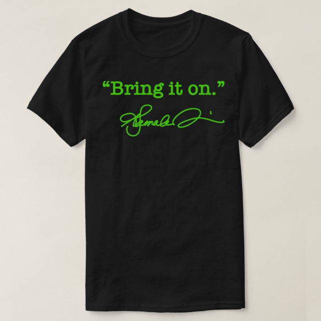 Hämta den på Kamala brat grönt namnteckning TShirt T Shirt (Design framsida)