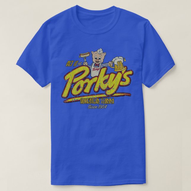 Hämta den på Porkys 1954 T Shirt (Design framsida)
