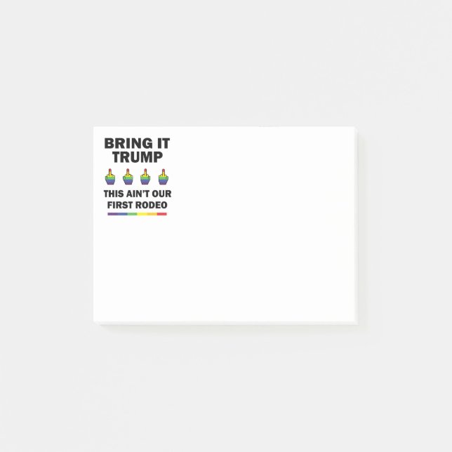 Hämta den trump post-it block (Framsida)