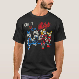 Hämta den vid Porkys Neon-signatur T Shirt