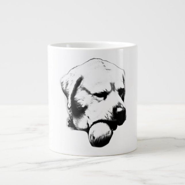 Hämta-det-bak-mästare Jumbo Mugg (Framsidan)