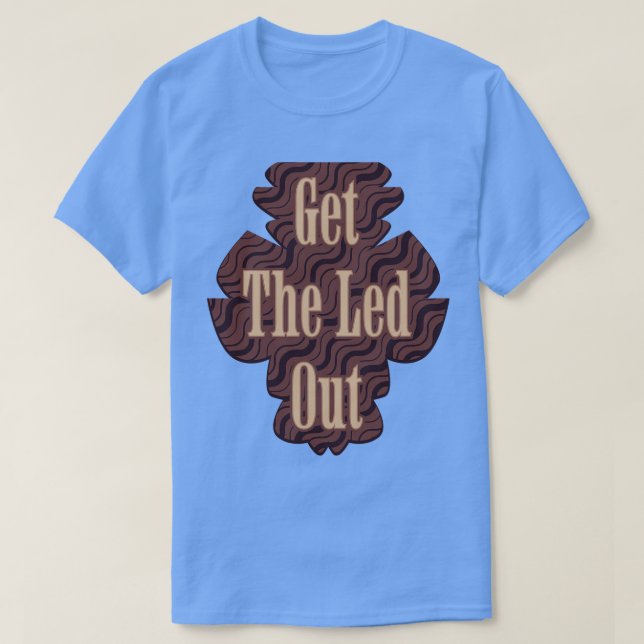 HÄMTA DET UTESTÅENDE Klassiska sten T Shirt (Design framsida)