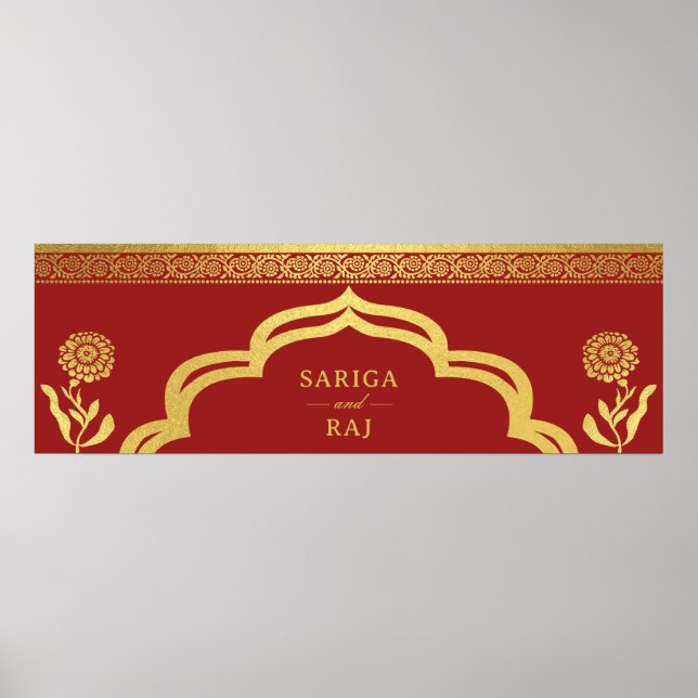 Hämta digitalfil för Bröllop Webben Site Banner Di Poster (Framsidan)