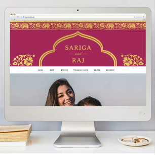Hämta digitalfil för Bröllop Webben Site Banner Di Poster