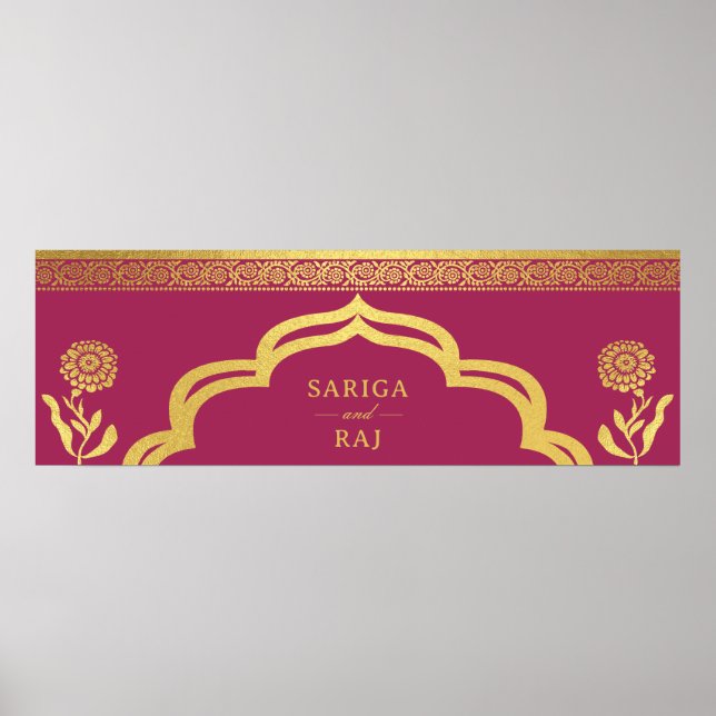 Hämta digitalfil för Bröllop Webben Site Banner Di Poster (Framsidan)