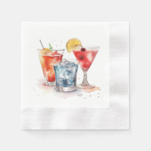 Hämta din dryck på Cocktail Napkins Pappersservett