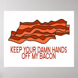 Hämta din egen bacon poster