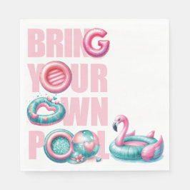 Hämta din egen Bassäng Party Pappersservett