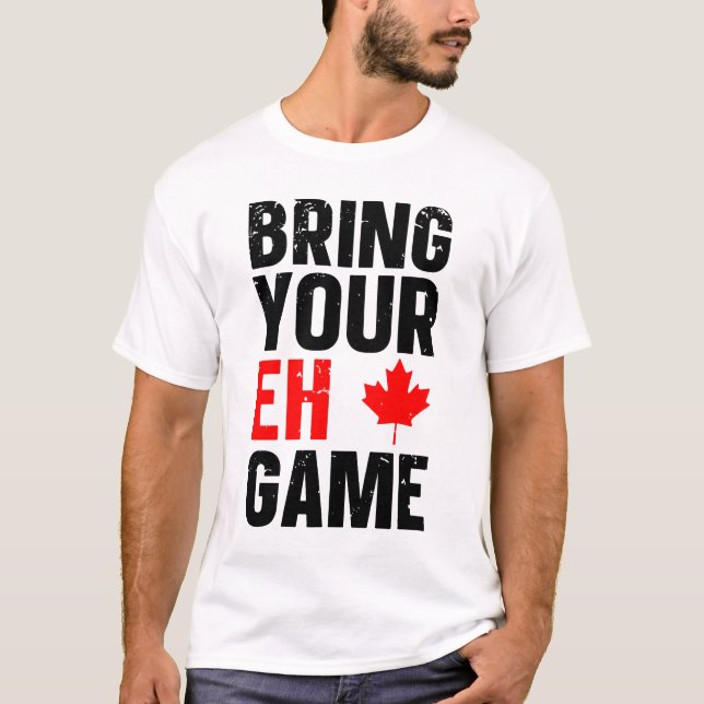 Hämta din EH-match Kanada-DAG T Shirt (Framsida)