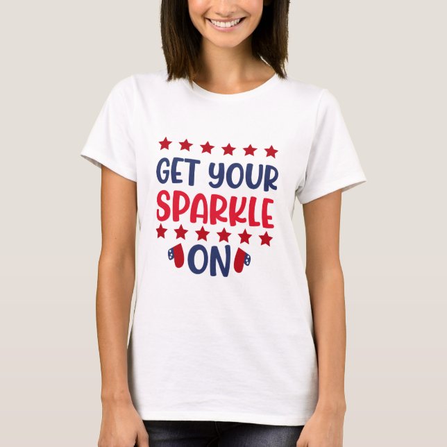 Hämta din Gnistra på T Shirt (Framsida)