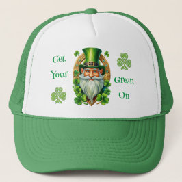Hämta din Grönt på Leprechaun St patrick's day Keps