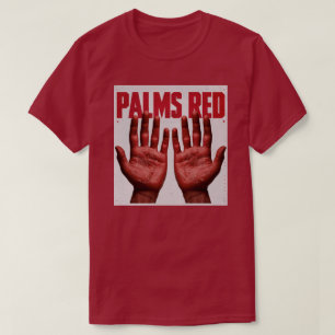 Hämta din handflatan röd t shirt