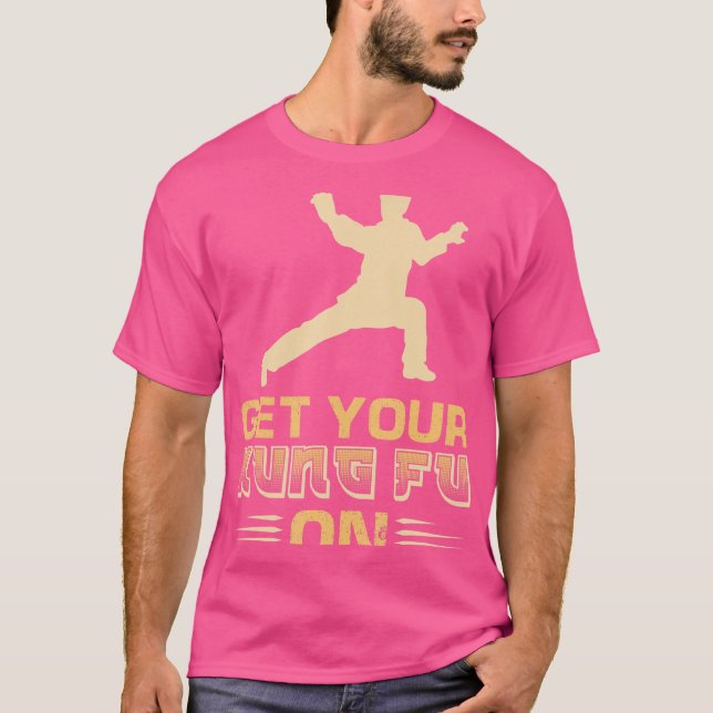 Hämta din Kung fu på T Shirt (Framsida)