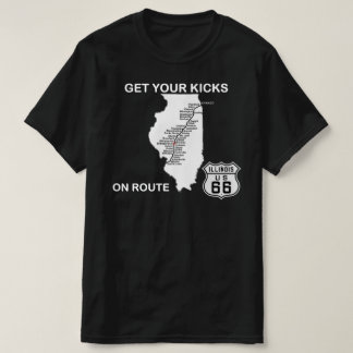 Hämta dina kicks på Illinois Route 66 Tee