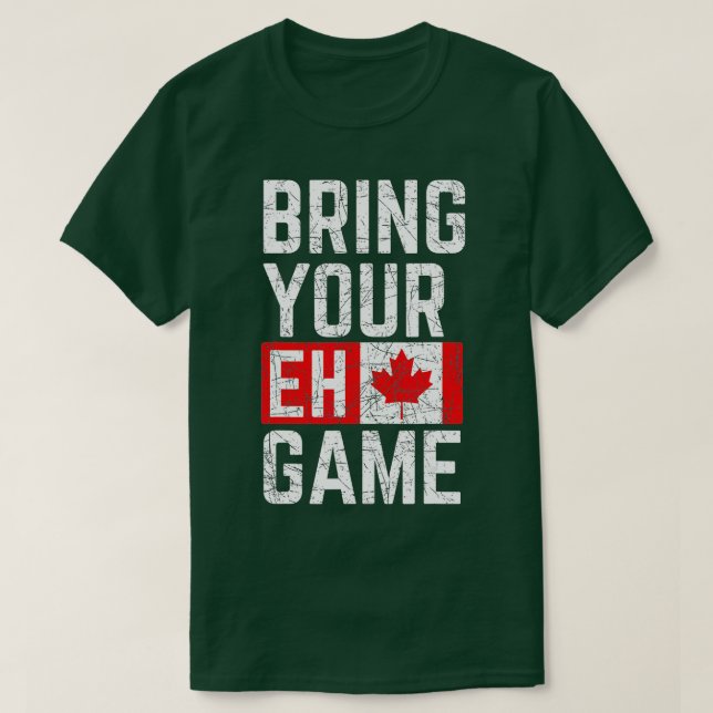 Hämta ditt Eh Game Canadian Flagga Canada-Pride (1 T Shirt (Design framsida)