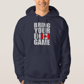 Hämta ditt Eh Game Canadian Flagga Canada-Pride Hoodie