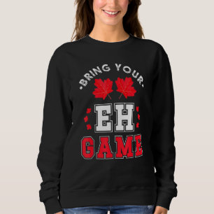Hämta ditt Eh Game Canadian Maple Löv Canada T Shirt
