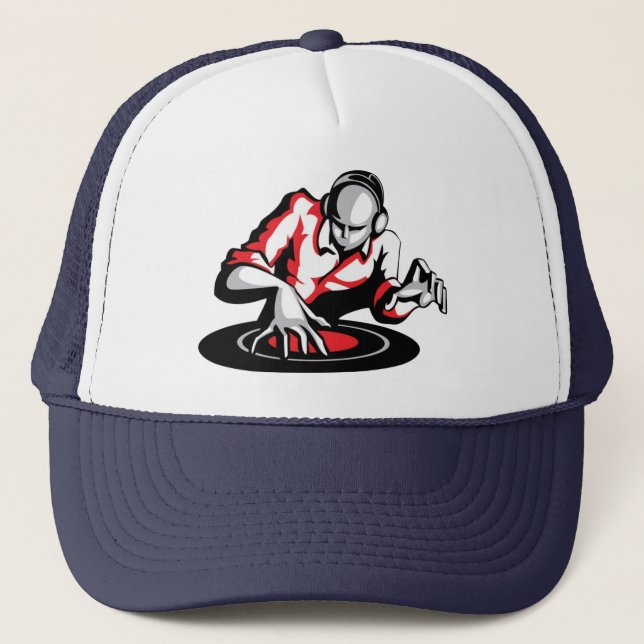 Hämta DJ-Truckerkepsen i party Keps (Framsida)