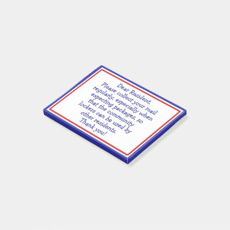 Hämta e-post post-it block