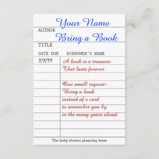 Hämta en bok-infogning tilläggskort