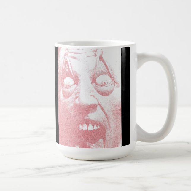 Hämta en grip-kaffe Mugg Evil Ansikte (Höger)