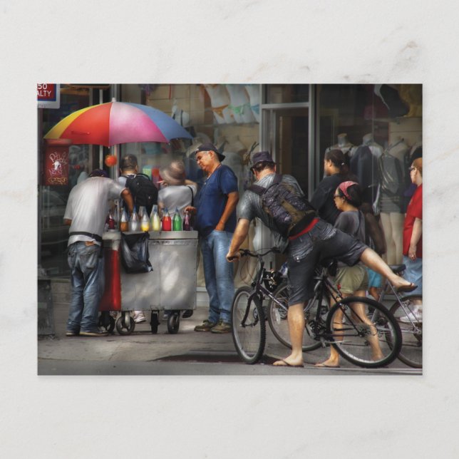 Hämta en snökon vykort (Framsida)