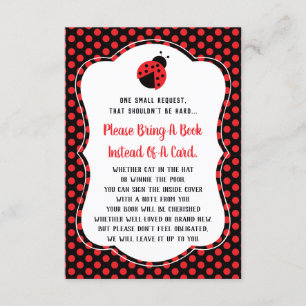 Hämta ett Bok-kort, babyskor, Ladybug Tilläggskort